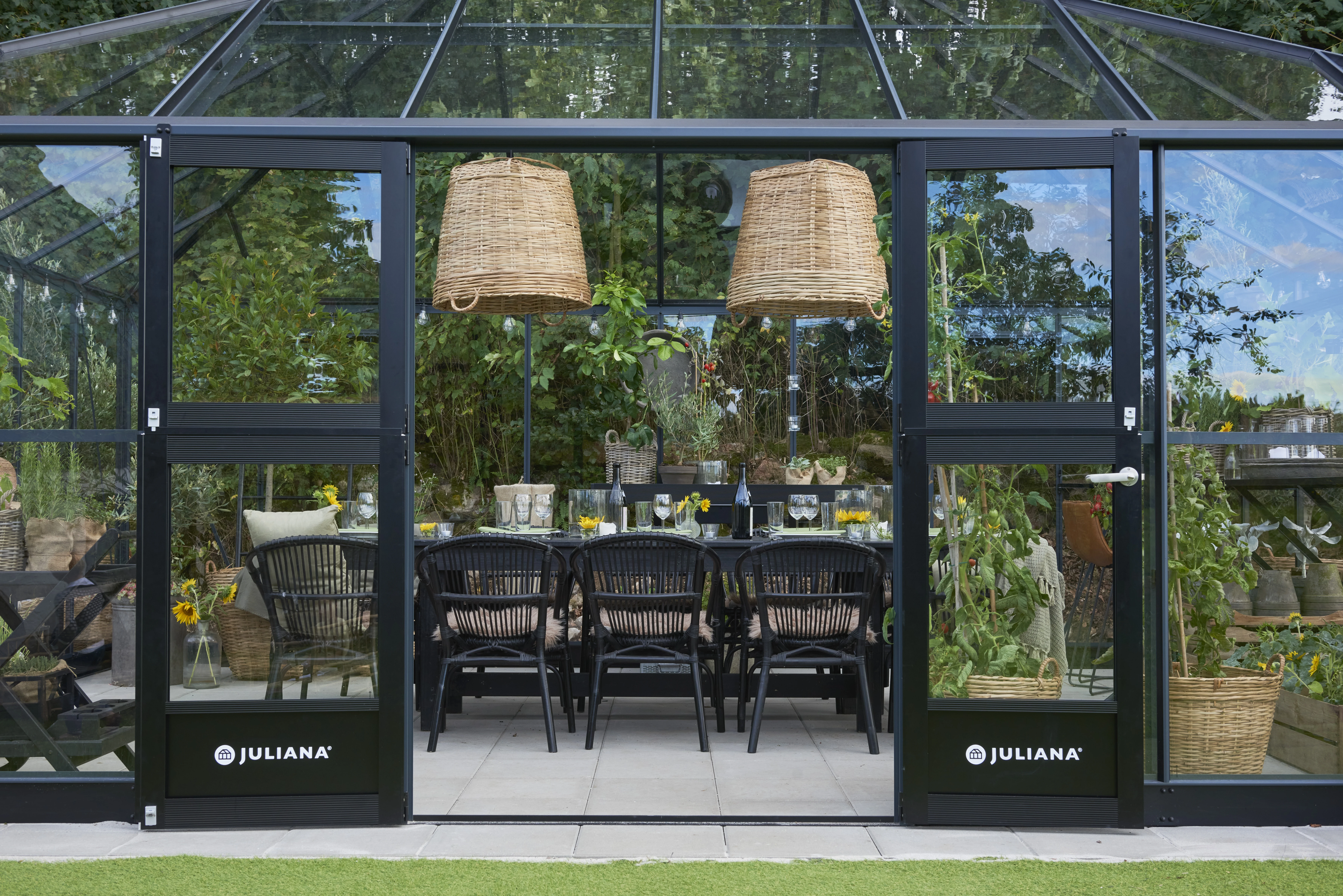 Royal Well Tuinkamer Grand Oase 25,6 m2 Antraciet - Afbeelding 12